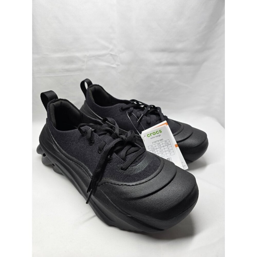 Crocs Echo Surge Unisex (Black/Black) Men's 7 Shoes 210079-060 Women's 9